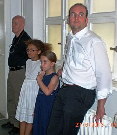 F. Lenzen mit Tochter und Nichte sowie H.Schroedter,v.re..JPG