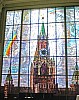 Fenster mit Spasski-Turm des Moskauer Kreml im Kuppelsaal.JPG
